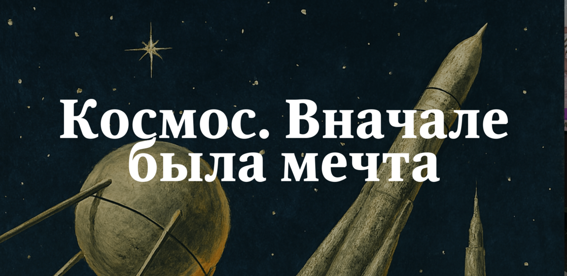 Новая мультимедийная выставка «Космос. Вначале была мечта»